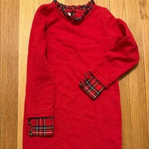 Vineyard Vines Red Plaid Dress size 5-6
